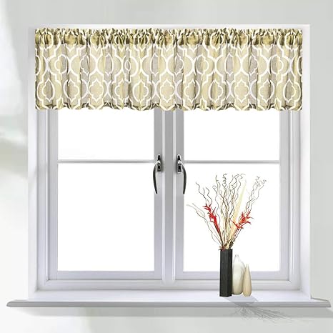 Buy Idealhouse Curtain Valances Moroccan Poly Linen Rod Pocket