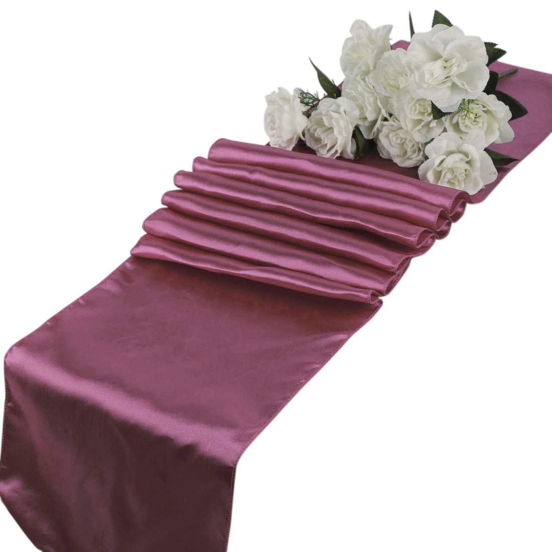 Best sheer dusty blue table runner