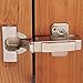 Half Overlay Blum 120° Clip Top Snap Close Hinges, Pair