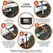 Tire Repair Kit for Car Bike Motorcycle Trailer RV UTV Jeep Truck Tractor with Quality Tire Pressure Gauge, Gloves - Flat Tire Plug Tubeless Kit - Emergency Puncture Repair Patch Kit