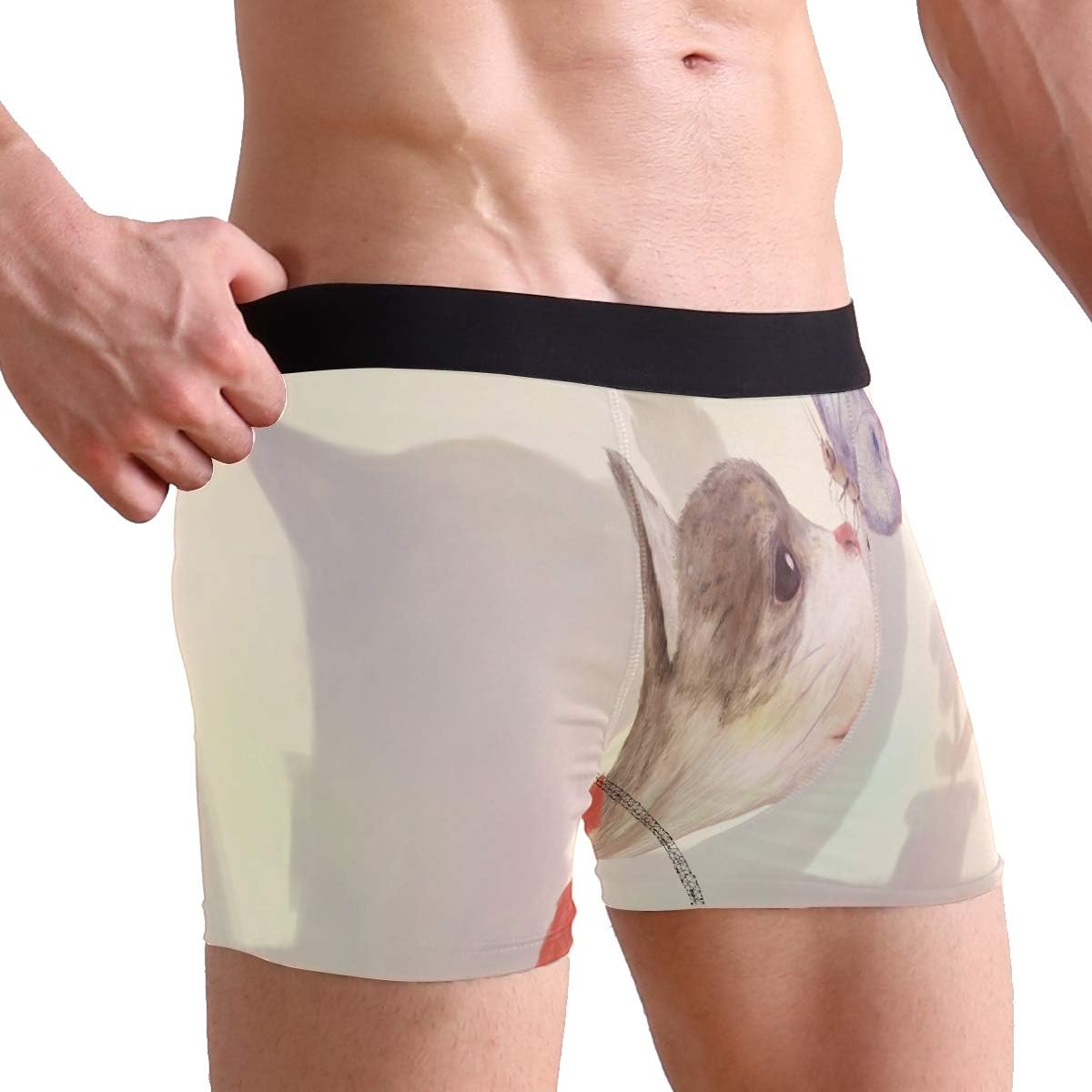 Cute Cat Butterfly Boxer Briefs Shorts 