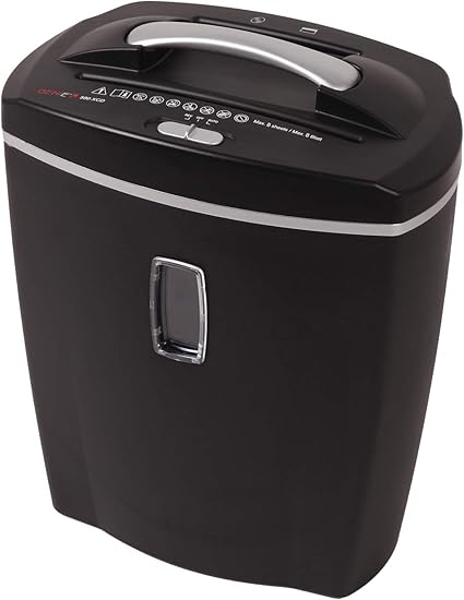 Genie 580 Xcd Aktenvernichter Bis Zu 10 Blatt Partikelschnitt Sicherheitsstufe P 4 Mit Cd Shredder Inkl Papierkorb Schwarz Amazon De Burobedarf Schreibwaren