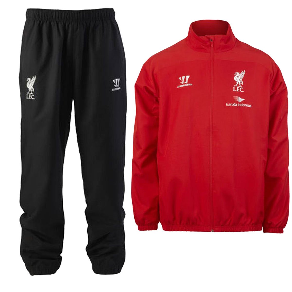 Warrior Liverpool Football Club Presentation Tracksuit Full Zip Sports Training Kit Amazon.co