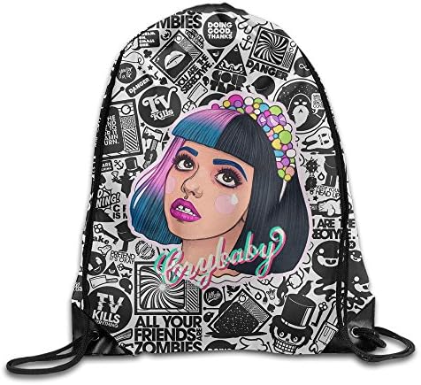 UE5TA Drawstring Backpack Crybaby Sack Bag
