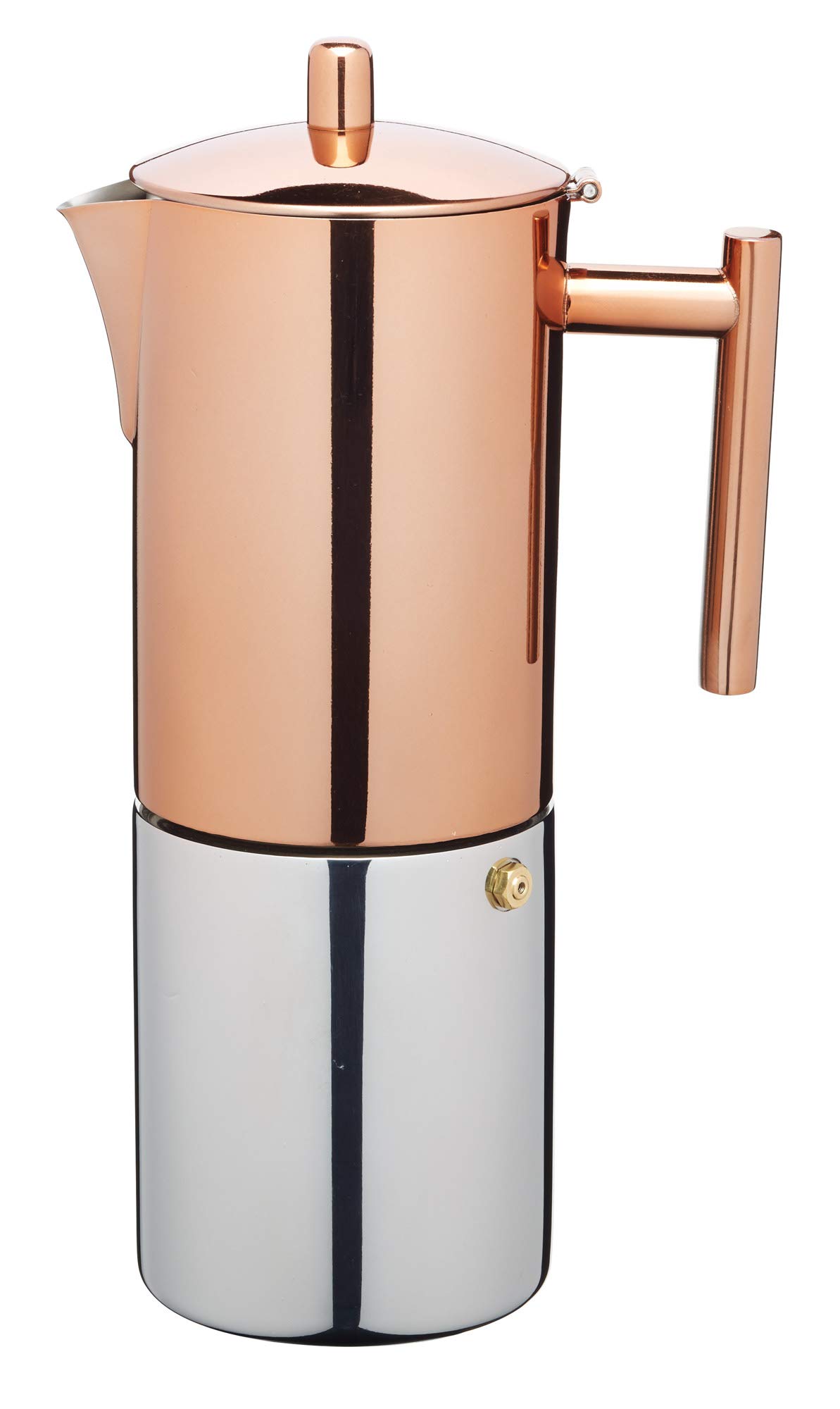 KitchenCraft Le Xpress Espresso Maker, Stainless Steel, 10 Cups, 9 x 12