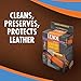 Lexol Leather Conditioner and Cleaner, 2-Step Leather Care Sponge Kit, Use on Car Leather, Furniture, Shoes, Bags, and Accessories