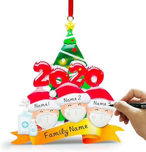 Home Kitchen Pendants Drops Finials Princepalace Co Th 2 Family Members Creative Gift Christmas Decorations For Home Indoor Outdoor Christmas Decor Nmoder 3 Pack 2020 Personalized Christmas Ornaments Kit