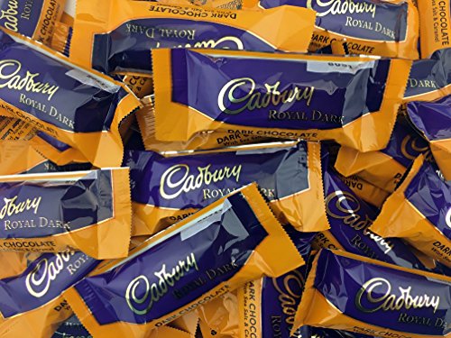 Cadbury royal dark chocolate salted caramel, snack size…