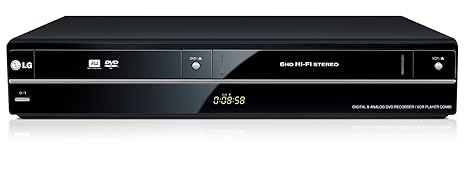 LG RCT699H DVD-Rekorder mit VHS-Player (HDMI, USB 2.0, DivX) schwarz