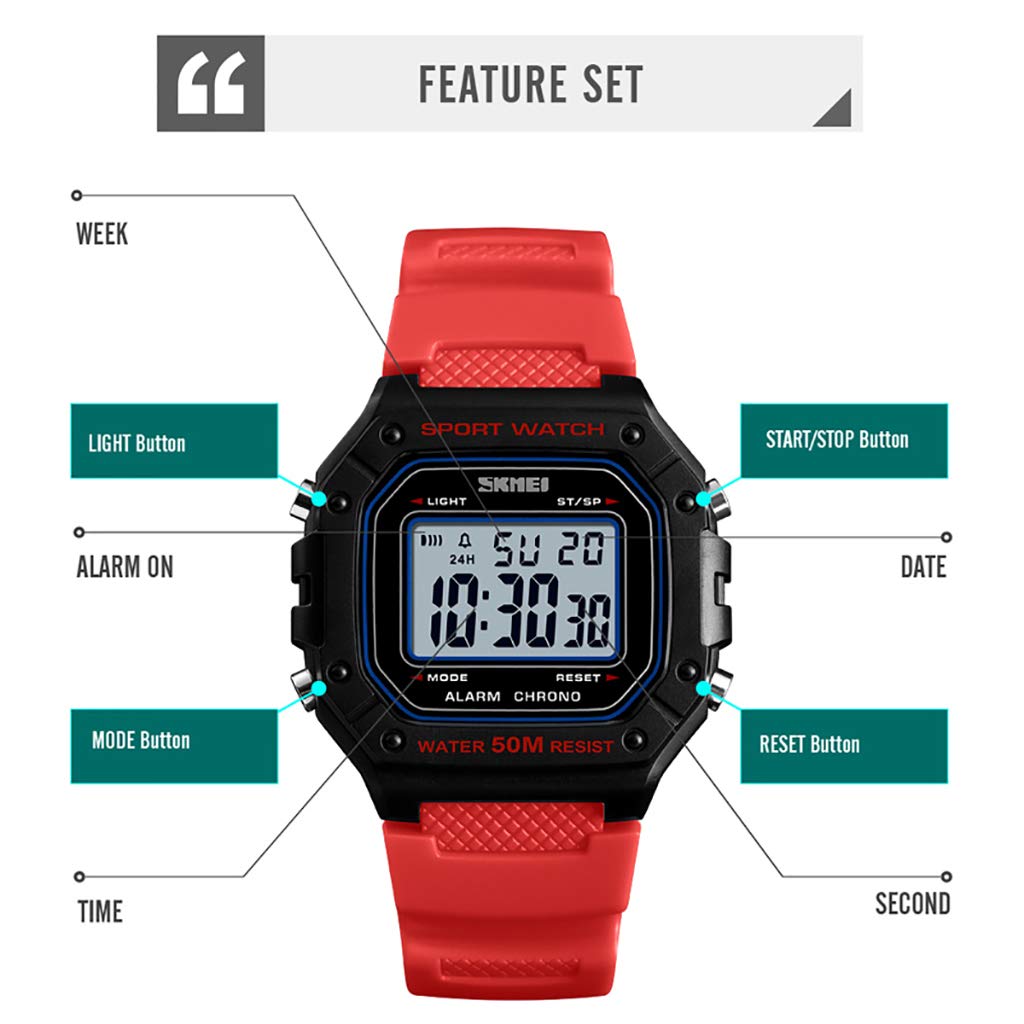Amazon.com: HiIi Smartwatch - Reloj de pulsera para hombre ...
