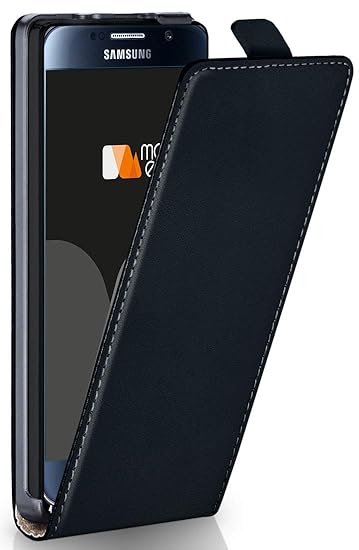 moex Sony Xperia Z1 Compact | Hülle Schwarz 360° Klapp-Hülle Etui Thin Handytasche Dünn Handyhülle für Sony Xperia Z1 Compact