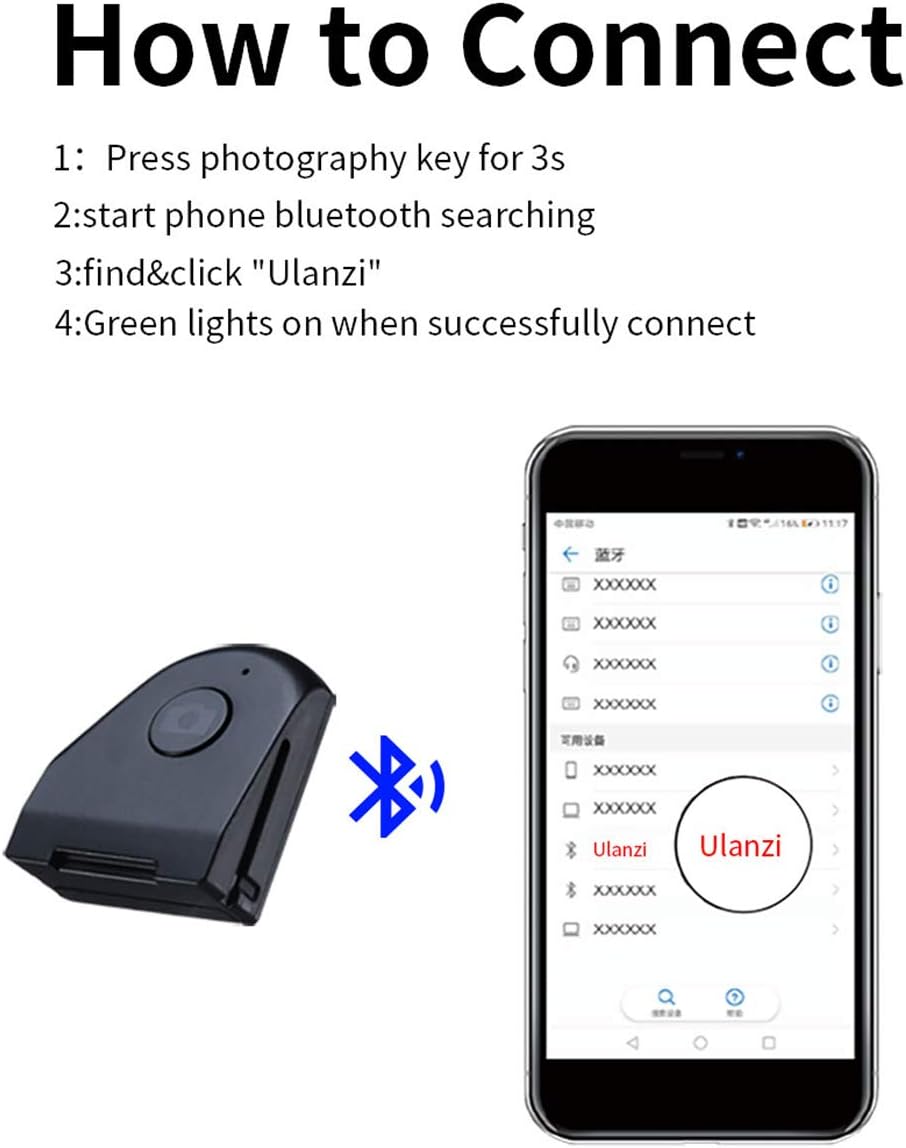 ULANZI Smartphone Tripod Mount with Remote Controller, Selfie Stick Tripod Monopod Head Adapter Phone Holder Handle Grip Compatible for iPhone 11 Pro Max/XS Max/8 Plus/Samsung Galaxy/Google Pixel : Camera & Photo