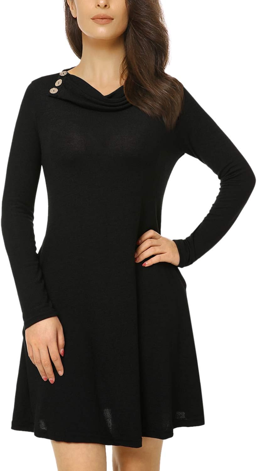 cowl neck sweater dress amazon