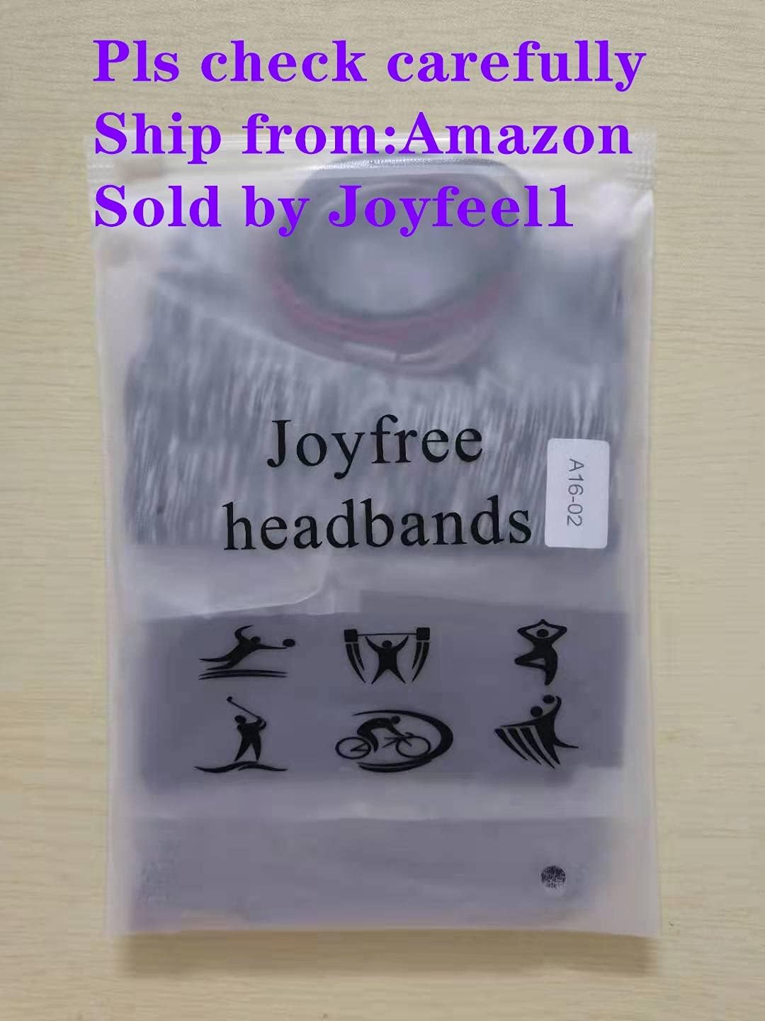 Joyfree Workout Headbands for Women Men Sweatband Yoga Sweat Bands Elastic Wide Headbands for Sports Fitness Exercise Tennis Running Gym Dance Athletic : Sports & Outdoors