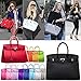 SanMario Designer Handbag Top Handle Padlock Women's Leather Bag with Silver Hardware