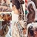 6 Pack Leopard Print Big & Long Scrunchie Hair Scarf, Polka Dot Snake Skin, Ribbon Chiffon Strong Elastic Hair Bands Rope Scrunchy, Bun Hair Ties Bobbles, Scarves for Women Girls, Bow Ponytail Holder