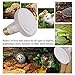CRLight 150W Ceramic Infrared Heat Lamp, Thicker Version White Round Infrared Emitter for Pet Coop Heater Reptile Chicken Lizard Turtle Brooder Bulb, 2 Pack