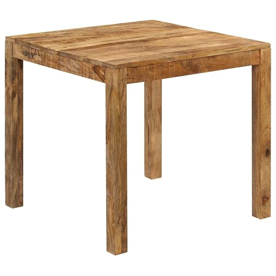 vidaXL Mangoholz Massiv Esszimmertisch 82x80x76 cm Esstisch Küchentisch Tisch