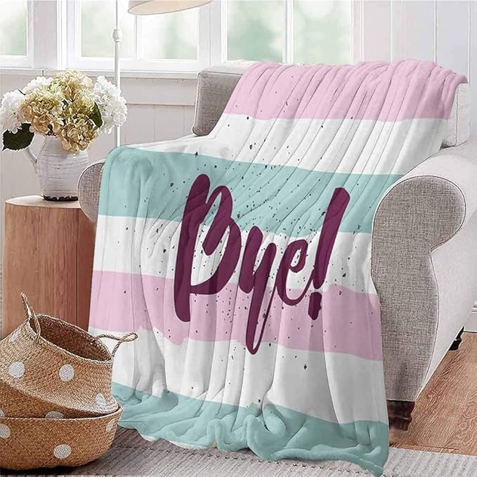 RenteriaDecor Going Away Party Summer Blanket Travel Blanket Printed