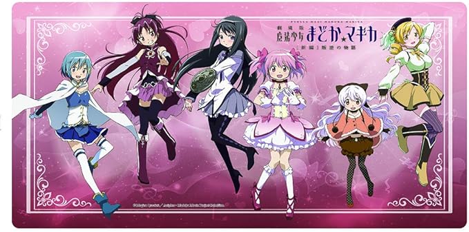 Amazon 劇場版 魔法少女まどか マギカ プレイマット 6人 アニメ 萌えグッズ 通販