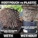 Root Pouch Grow Bags, 7 Gallon with Handle, 3-4 Year, Bundle of 10