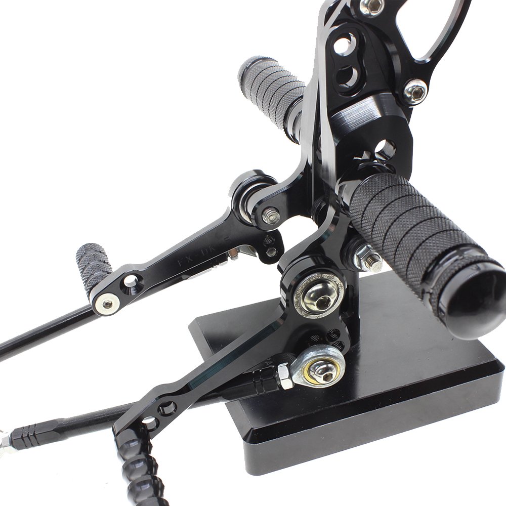 Rearsets Automotive FXCNC Racing Billet Motorcycle Rearset Foot Pegs