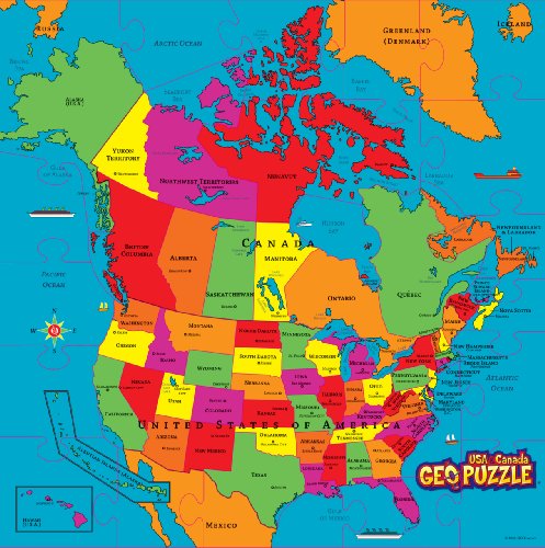 Geotoys 6 GeoPuzzles - One Box