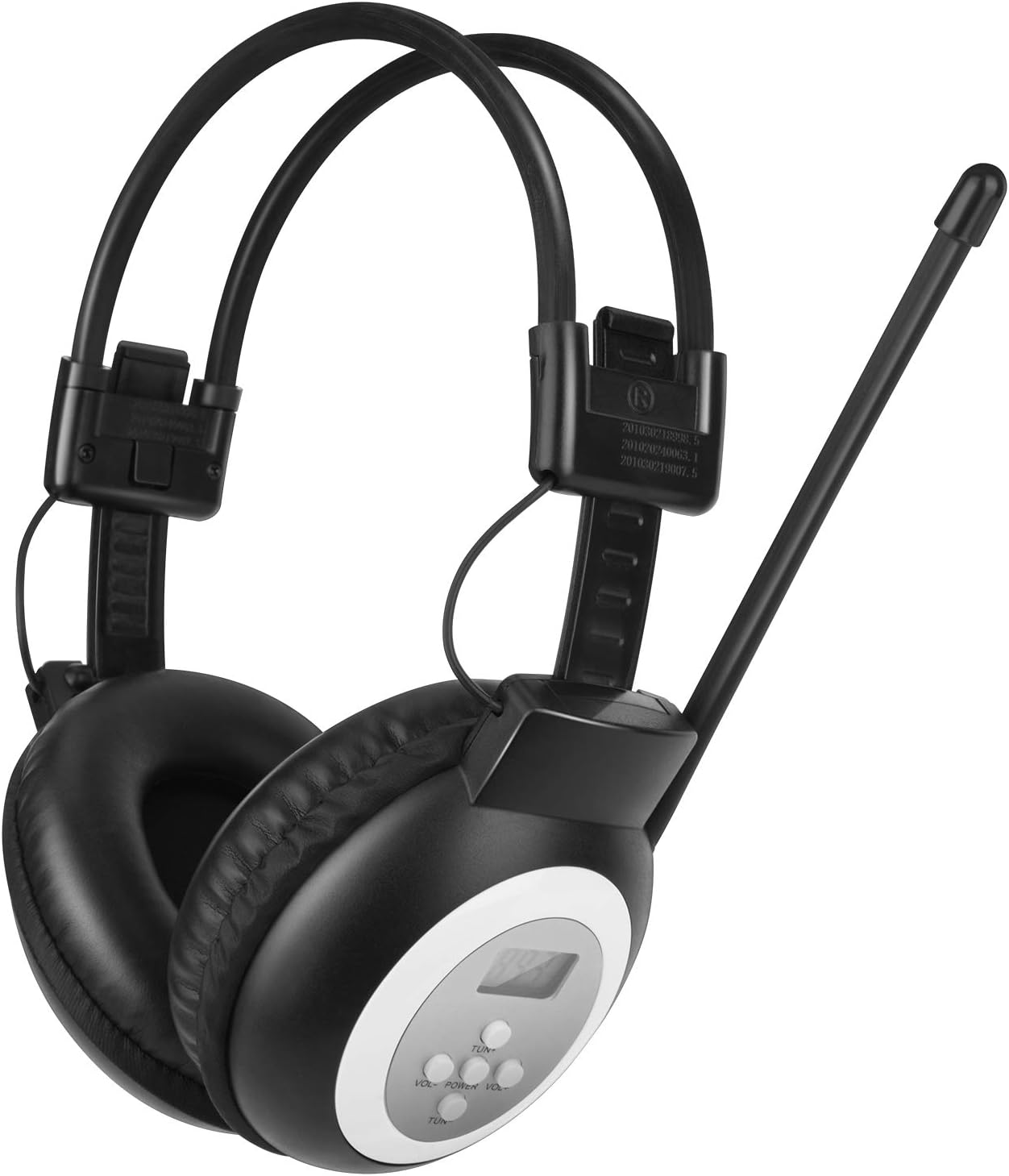 Moukey MHr1 Walkman Headphone Radio, Portable FM Stereo Headset Radio Operated by 2AA Battery, Automatic-up Search Radio Station, Hearing Protector Earmuff: Home Audio & Theater