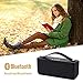 Efsound Ef-101 Aluminum Portable Wireless Bluetooth Speaker with 3.5 mm Aux Line, Black