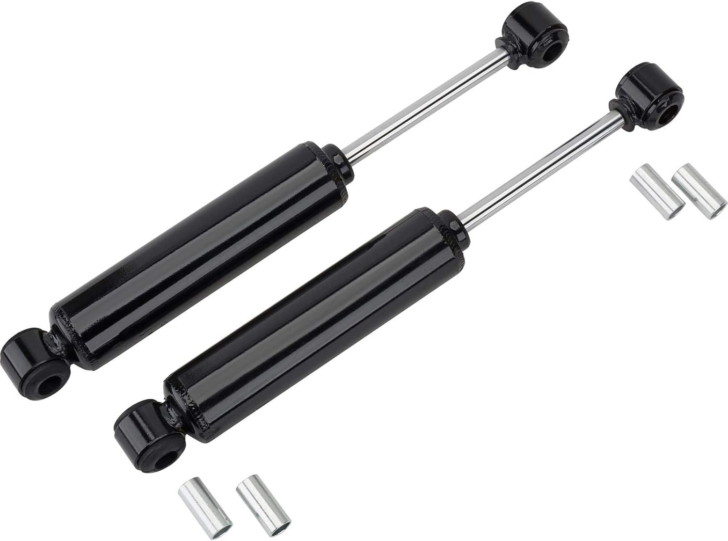 Shocks Struts Suspension Short Gas Filled Tube Shocks Black Painted Replacement Parts