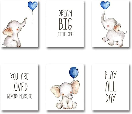 blue elephant nursery