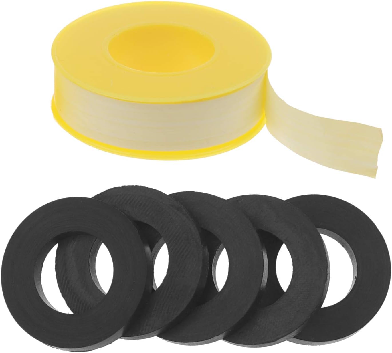 Amazon Com Timsec 5pcs Propane Pipe Hose Seal Rings Gasket And Ptfe Gas Line Pipe Thread Tape Leakage Prevent Soft Rubber O Ring And Seal Tape For Propane Tank Valves Regulators Connectors Fittings