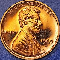 1969 S Lincoln Memorial Penny Cent Gem Proof US Mint