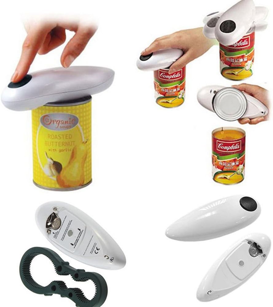 ZAK168 Electric Can Opener, Home Restaurant Automatic Electric Can Jar