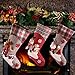 Christmas Stocking 18 Inches Big Size 3 Pcs Santa Snowman Reindeer elk Christmas Decorations Party Supplies