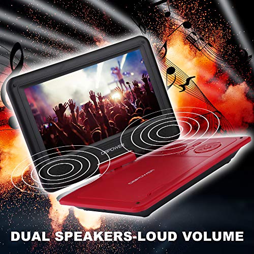 1 %25E3%2580%2590Upgraded%25E3%2580%2591DBPOWER+Portable+Supports+Rechargeable+Mount+Red