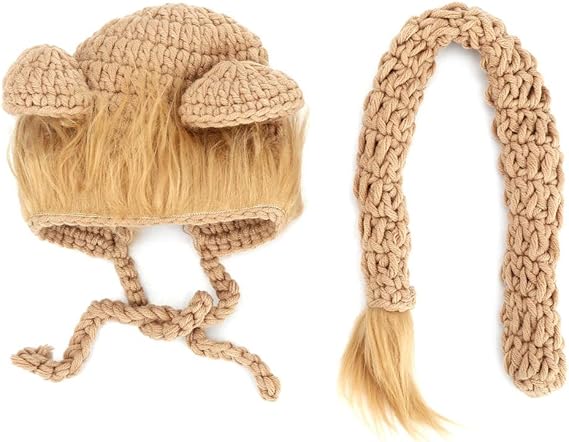 Amazon Co Jp 幼児用ライオンコスチューム 非常に柔らかく使いやすい赤ちゃんライオンの写真 0 1歳の赤ちゃんのための毛深い品質の綿素材 服 ファッション小物