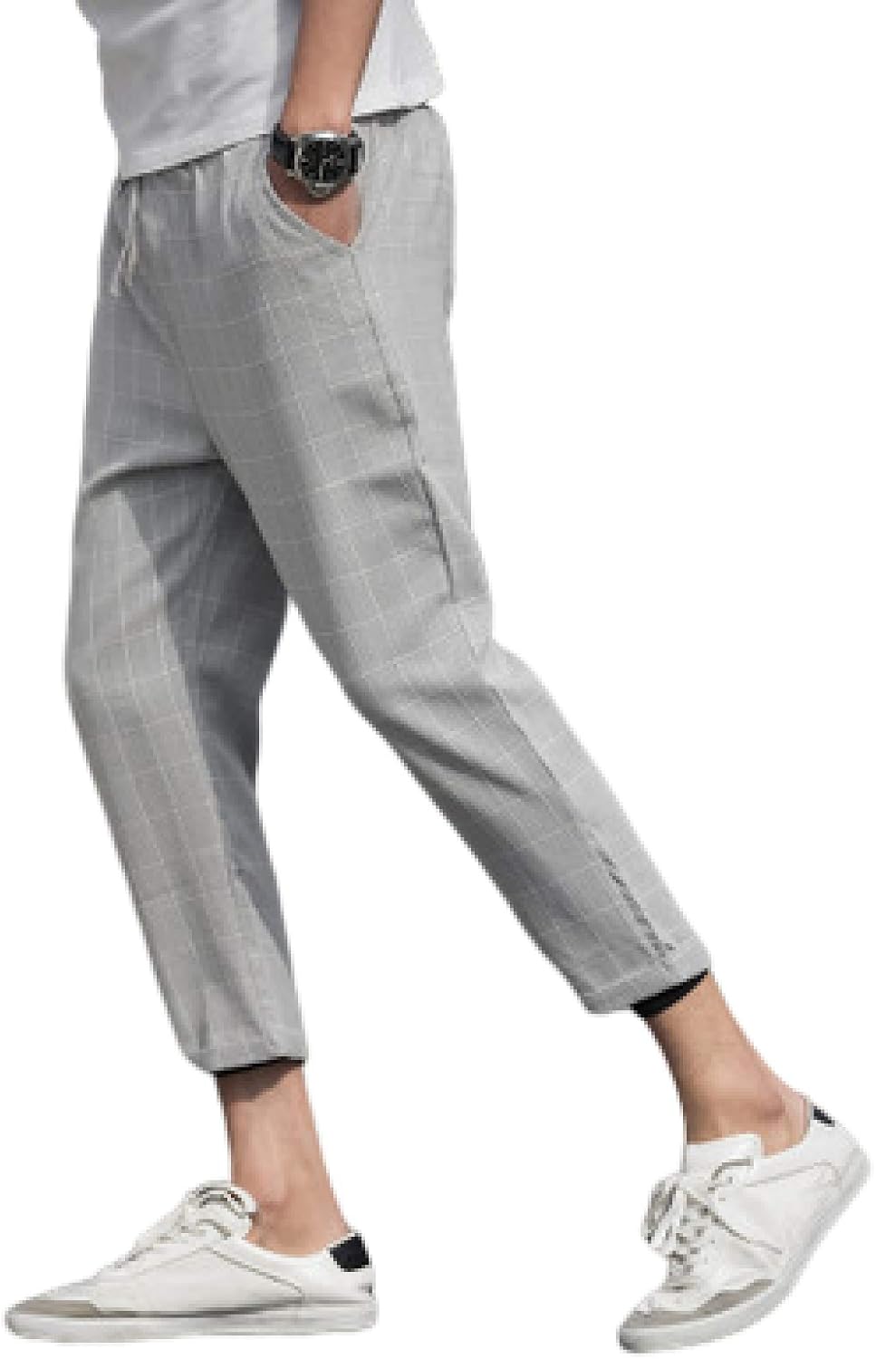 Pantaloni Harem Uomo Comodi - Stile Aladin, Yoga, Tempo Libero, Vita Larga Elasticizzata - Foto 11