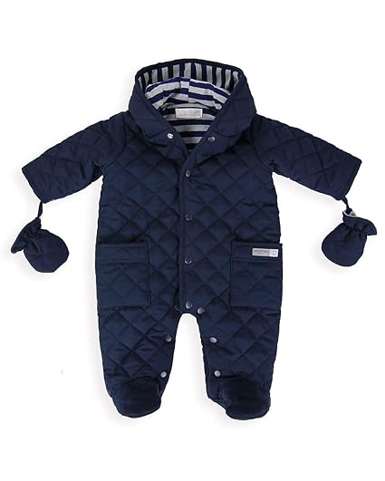 The Essential One - Baby Unisex Schneeanzug - Navy - EO302
