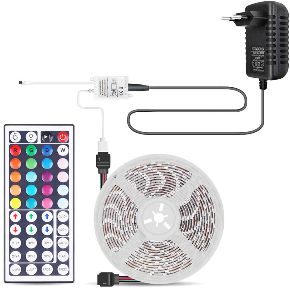 illuminazione a led di sbieco per la tv