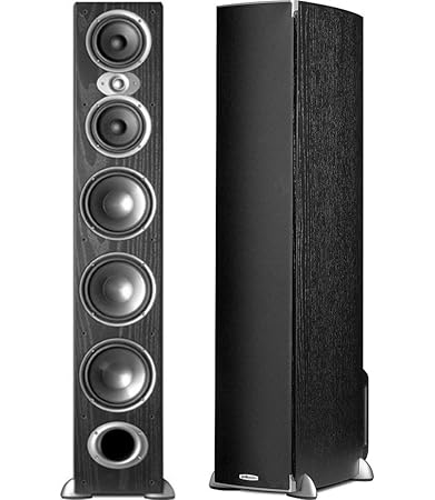 Polk Audio Rti A9 Black Tower Speakers Pair 3 Way 500w 90 Db