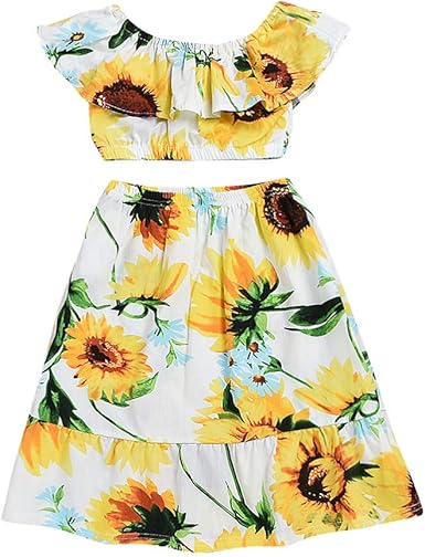 little girl sunflower dress
