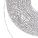 Outus 12 Meters Stainless Steel Cable Chain Link Chain Necklace for Jewellery Accessories DIY, Silver Color (1.9 mm)