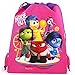 Disney Inside Out Authentic Licensed Drawstring School Bag Backpack (Pink)