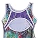 TFJH E Girls Gymnastics Apparel Gymnastic Outfits Athletic Unitard Galaxy 10A