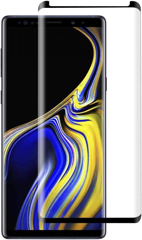 Galaxy Note 9 Screen Protector, Asstar HD Clear Anti-Bubble 9H Hardness Anti-Scratch Anti-Fingerprint Tempered Glass Screen Protector for Samsung Galaxy Note 9 (1 Pack Black Edge)