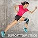 Knee Compression Sleeve for Knee Pain - Men Women Sports Knee Support Brace for Running, Hiking, Weightlifting, Workout (Large, Royal Blue - Black)