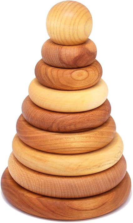 wooden story stacking toy