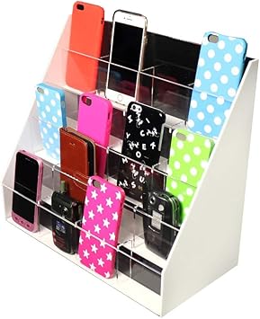 Amazon Co Jp アクリル携帯電話収納ロッカー 保管ケース スマホ Iphone 台展示用 家電 カメラ