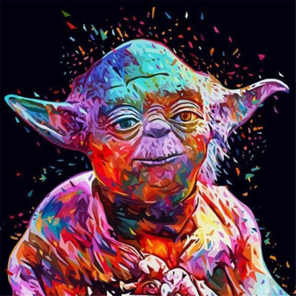 HCYEFG 300 Piece Jigsaw Puzzles For Children, Master Yoda, For Kids And Adults, Wooden Personalised Assembling Jigsaw Fun Game, Home decoration, 38X26Cm